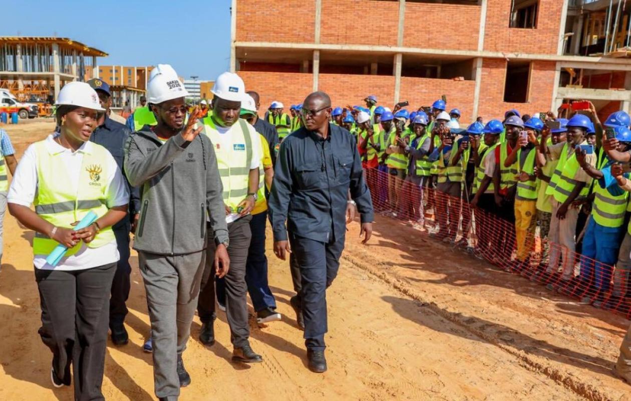 JOJ DAKAR-2026 : Les différents chantiers visités par le président Diomaye