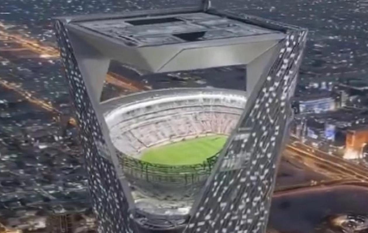 Un stade de 46 000 places suspendu à 350 mètres du sol… l’incroyable projet du Neom Stadium en Arabie saoudite (images)