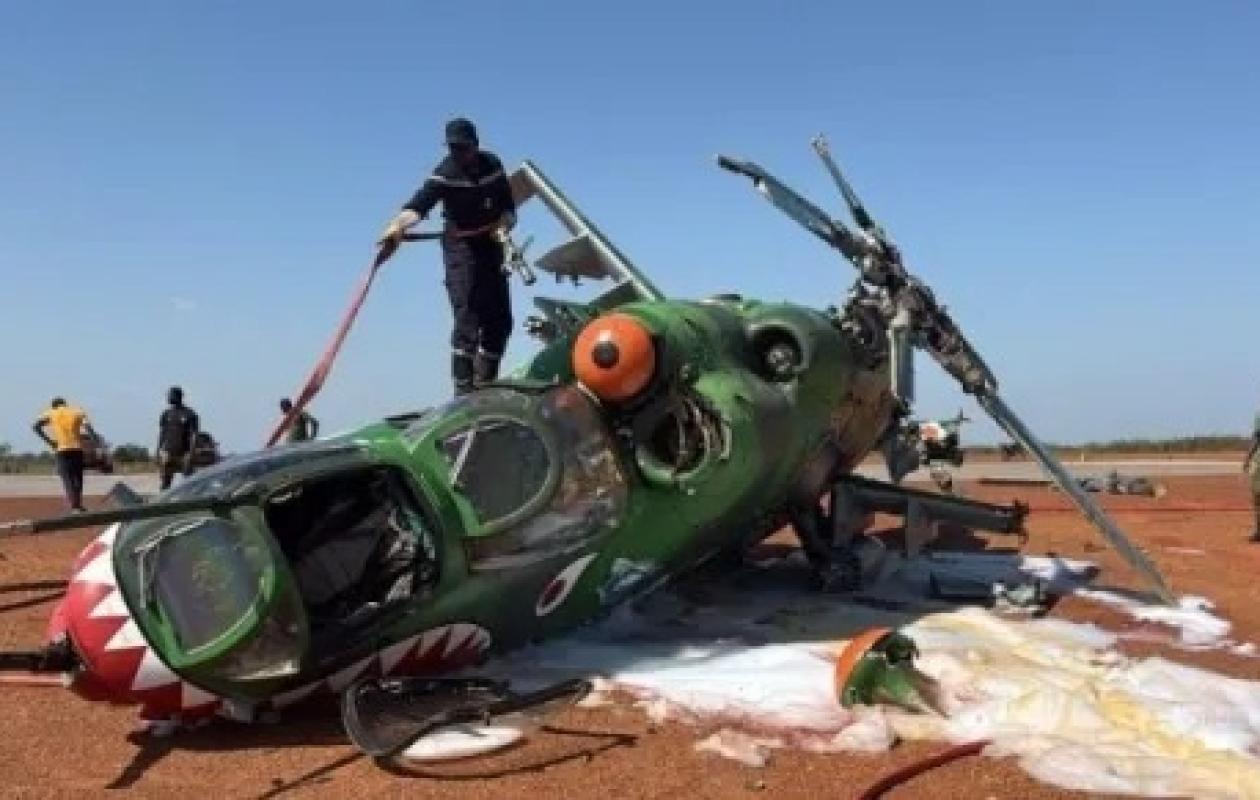 Côte d’Ivoire: Un hélicoptère de combat de l'armée victime d'un accident à Korhogo