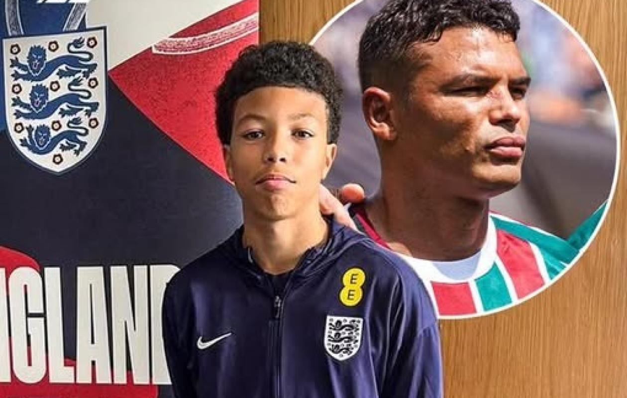 Le fils de Thiago Silva sélectionné avec les U15 de l'Angleterre