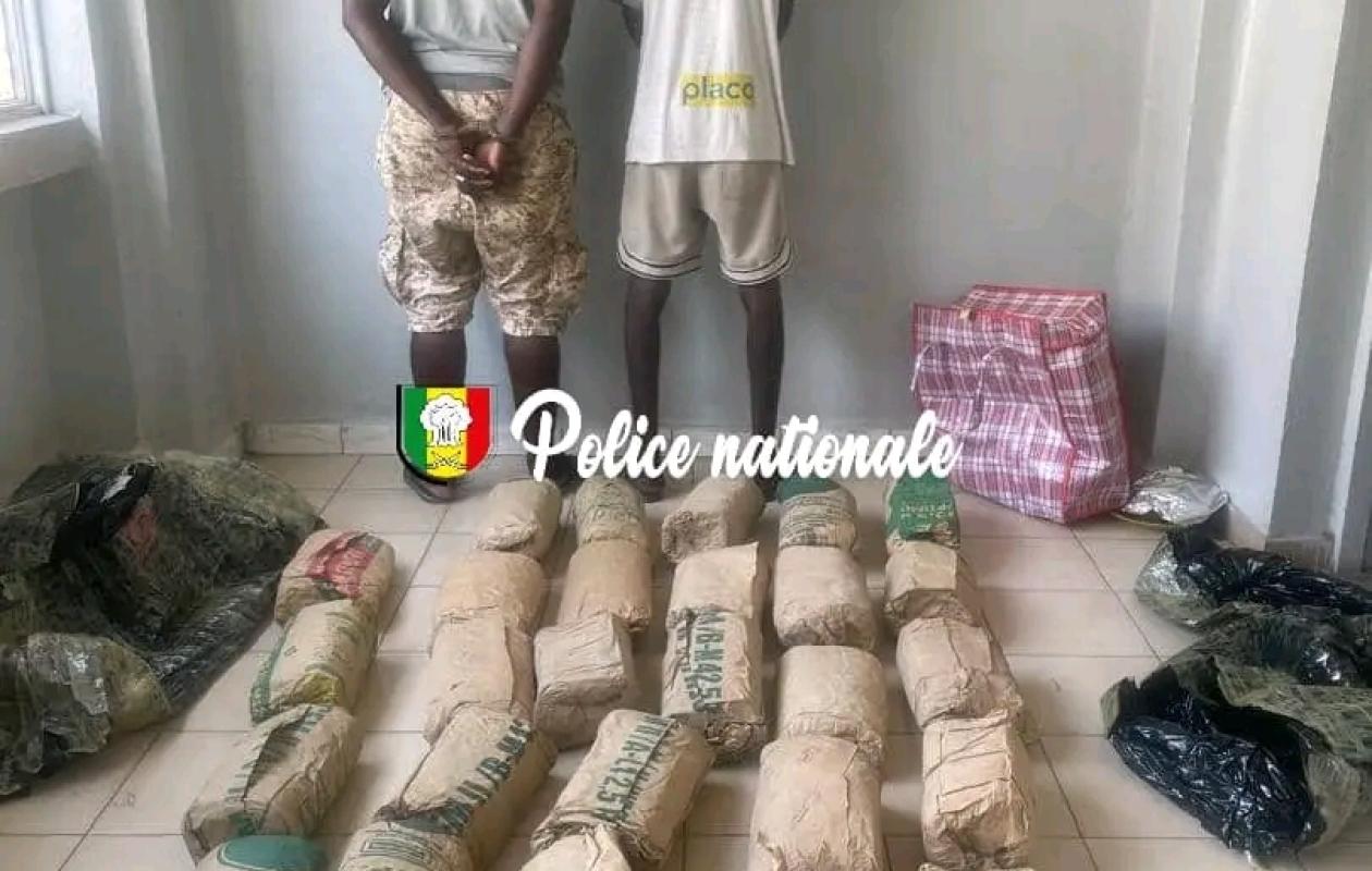 Pikine- Mbour: 2 dealers arrêtés par la SU avec 30 kg de drogue