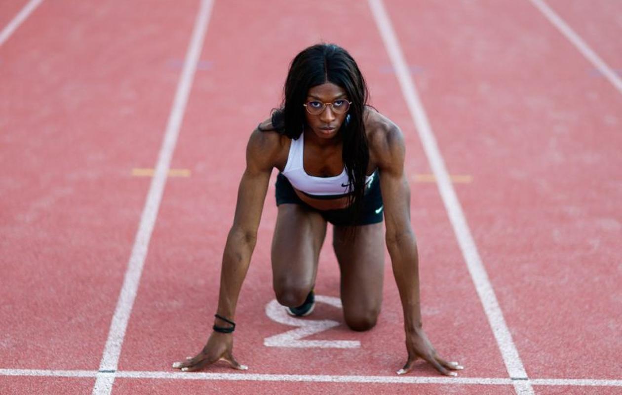 Halba Diouf, l'athlète transgenre franco-sénégalaise, qui défie les règles et...Trump