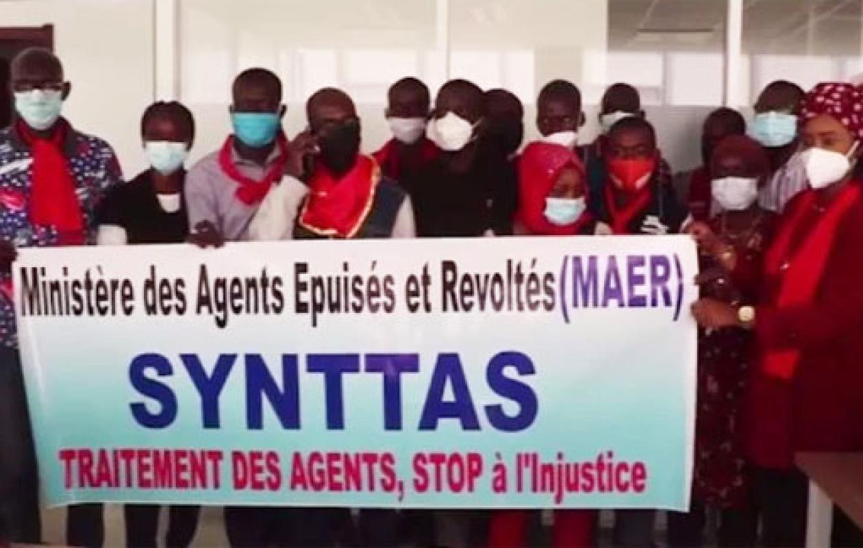 Grève à la Direction de la protection des végétaux : Le SYNTTAS dénonce le non-paiement du salaire minimum