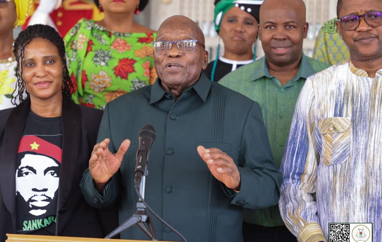 Burkina : Jacob Zuma échange avec le Président Ibrahim Traoré sur la libération de l’Afrique