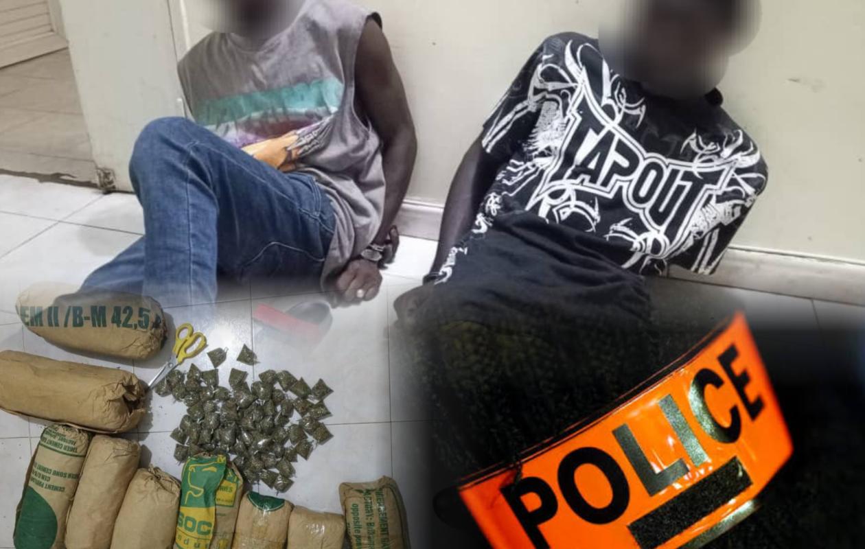 Louga : 2 trafiquants arrêtés par  l'OCRTIS avec plus de 9 kg de chanvre indien à Ndiagne