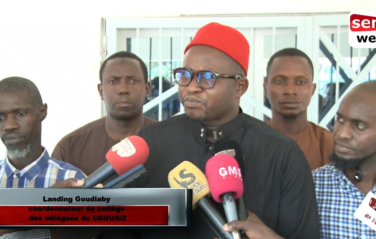 CROUS de Ziguinchor : les délégués dénoncent la gestion du Dr Salif Baldé