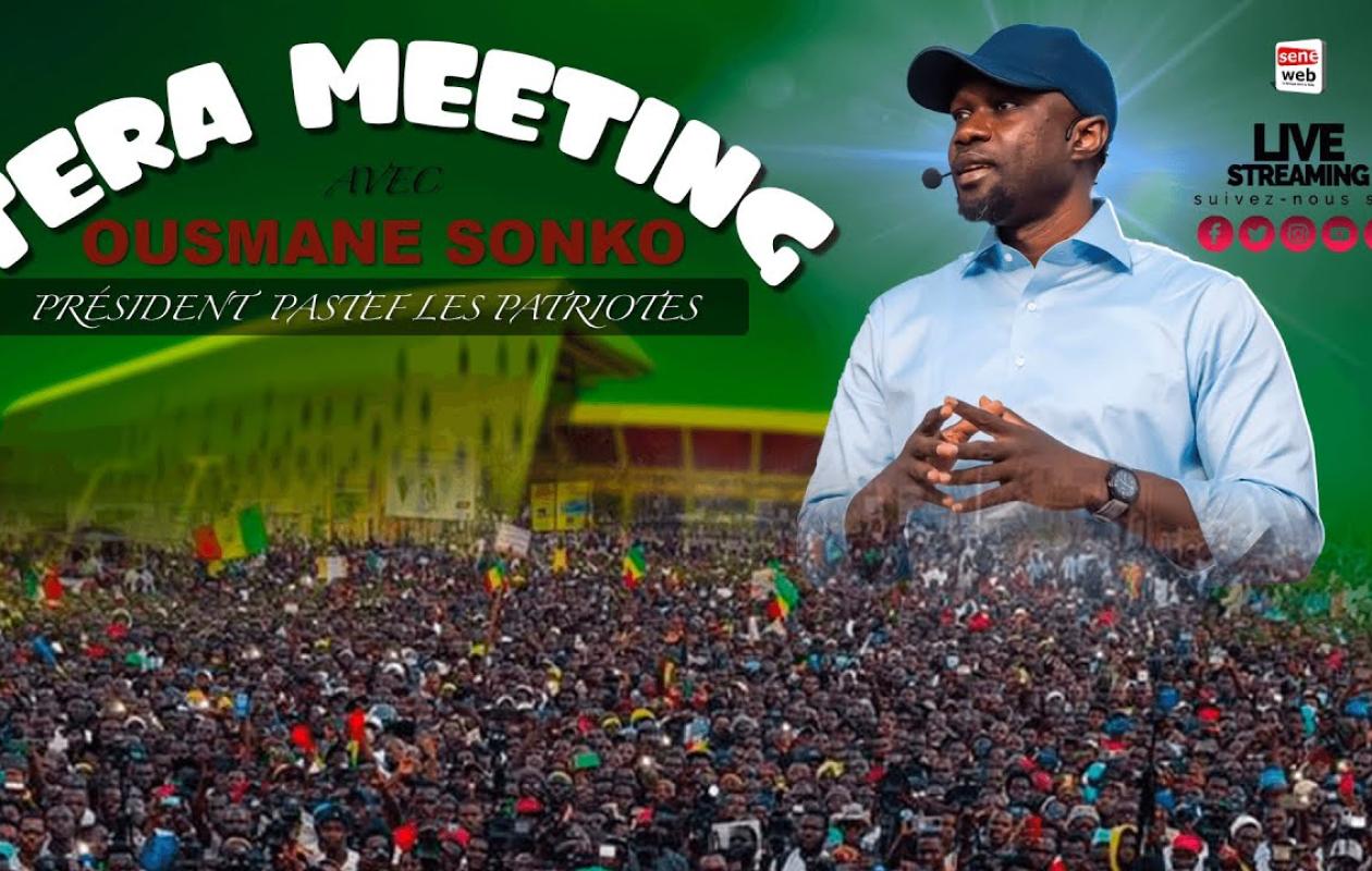 [Direct - LSS] Suivez le grand meeting de Sonko