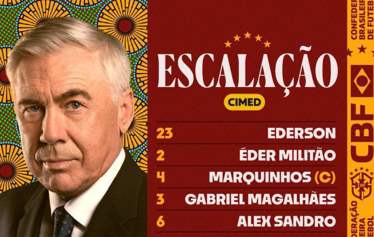 Sénégal vs Brésil : Carlo Ancelotti sort la grosse artillerie, la compo officielle des Brésiliens
