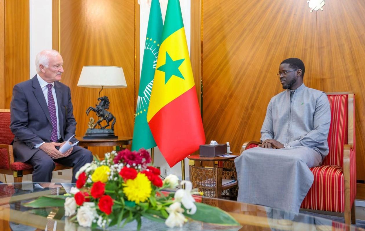 Mine : Le PDG d’Endeavour Mining reçu par le Président Diomaye Faye