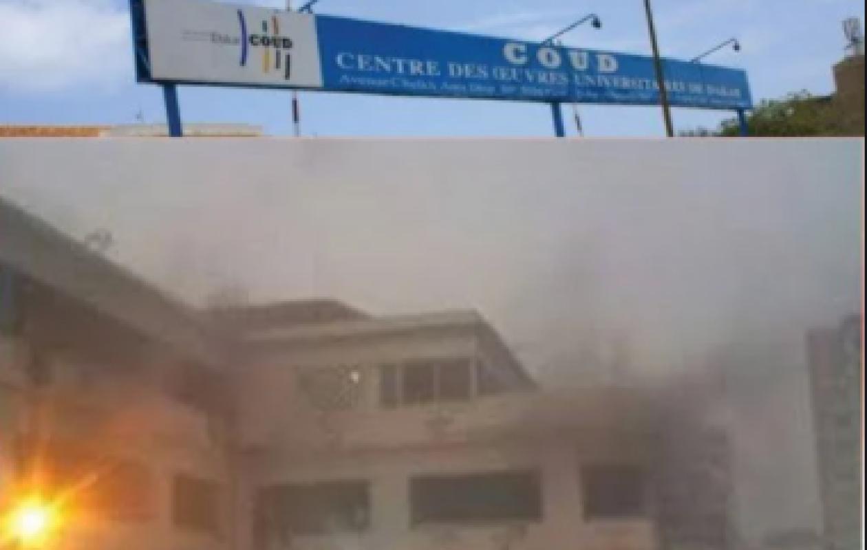 Violents affrontements à l’UCAD : le pavillon A en feu