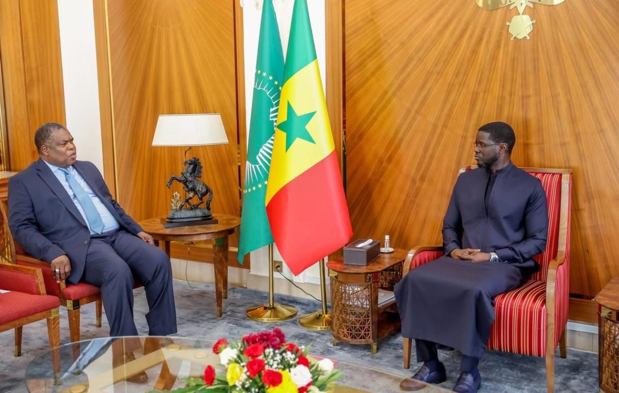 Diomaye Faye reçoit le premier président de la Cour suprême
