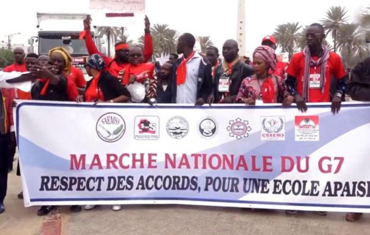 Grève du G7 à Kédougou : Une mobilisation massive qui paralyse les établissements scolaires
