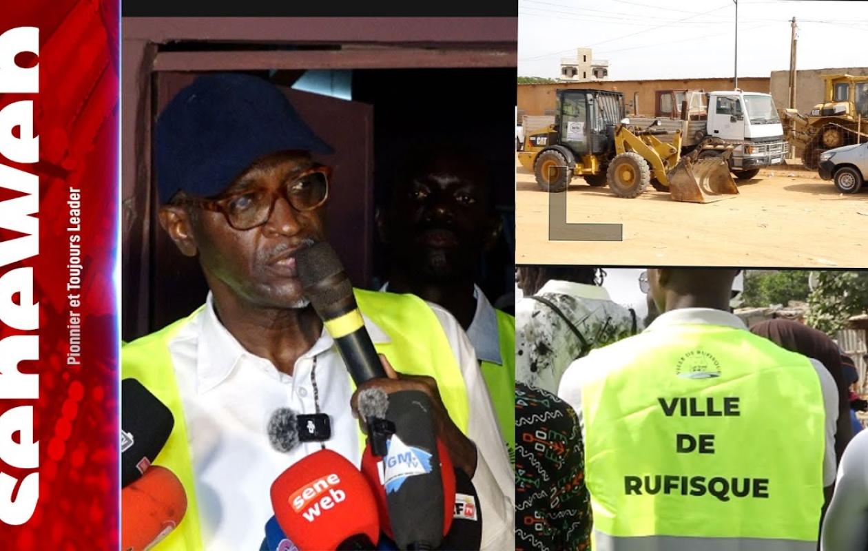 Infrastructures : Lancement de travaux de voirie d'un coût de 775 Millions F CFA par le Maire de Rufisque