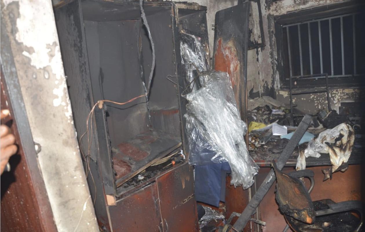 Incendie au ministère guinéen de la Sécurité : le feu maîtrisé, aucune perte en vie humaine