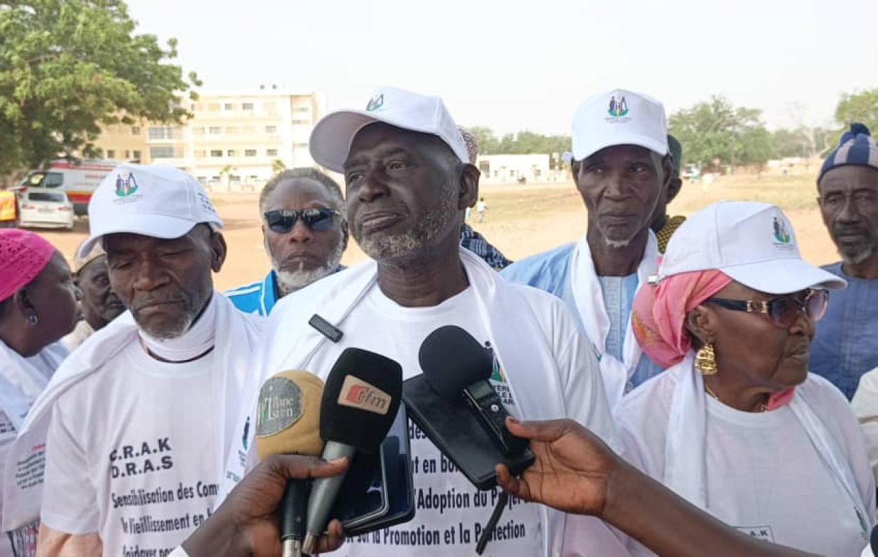 Kaffrine : Les personnes âgées célèbrent leur journée par une randonnée pédestre et formulent plusieurs doléances