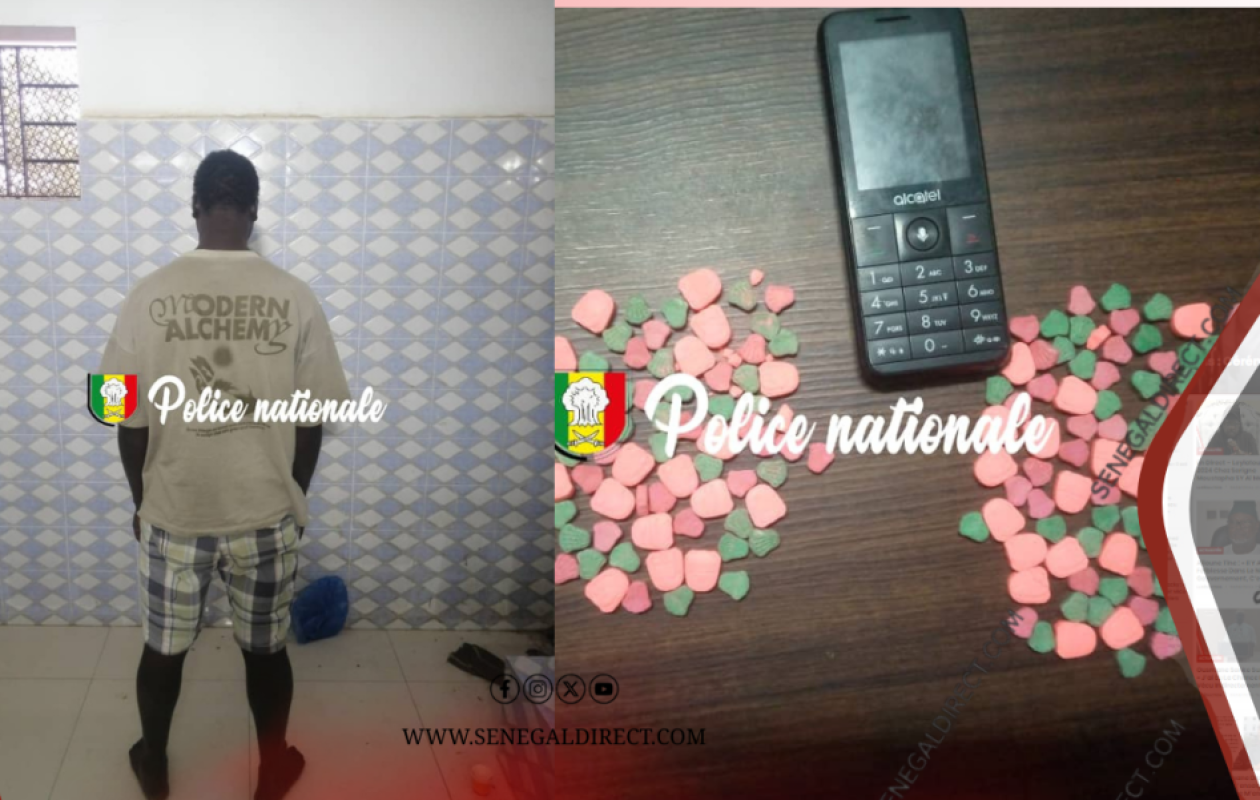 MBOUR : Un individu arrêté avec 187 pièces d’ecstasy