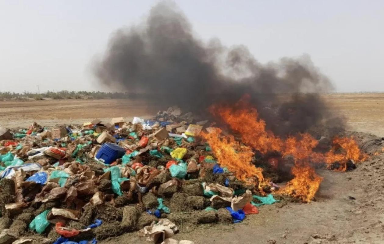Fatick : Plus de 15 t de drogues et produits prohibés incinérées par la brigade régionale des stupéfiants