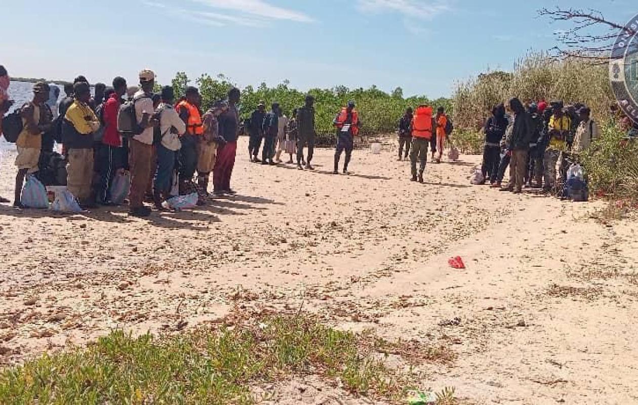 Opération de la gendarmerie : 44 migrants interceptés à Foundiougne, un disparu en mer