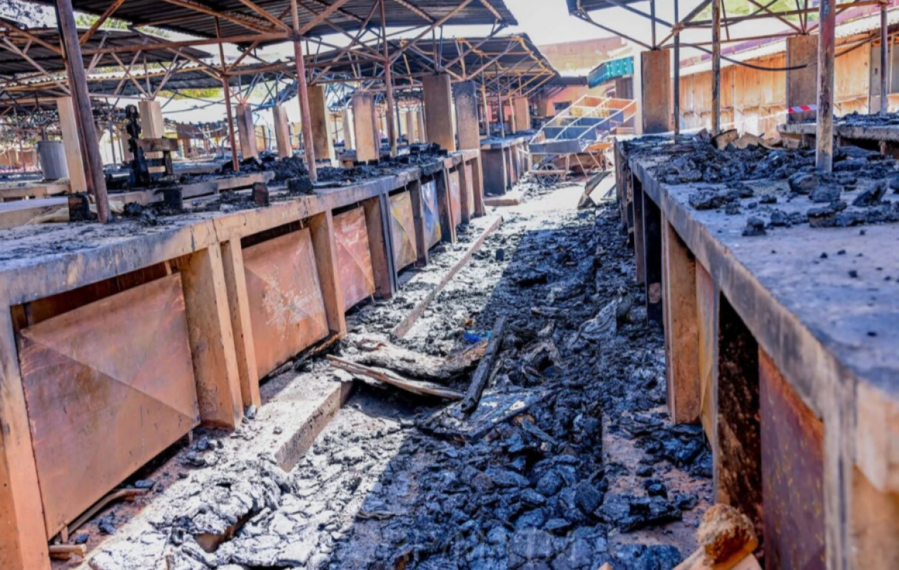 Burkina Faso : Un incendie ravage 160 étals au marché à Ouagadougou