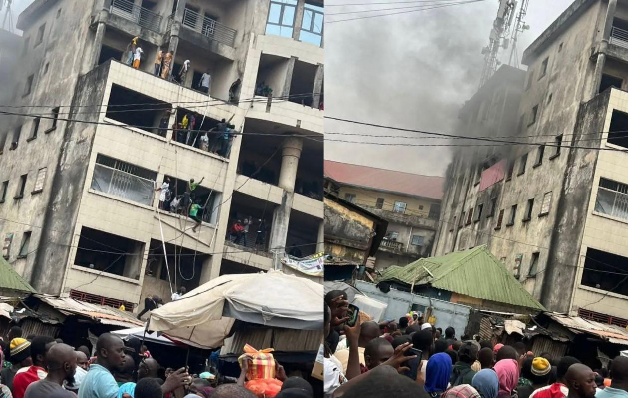 Guinée : un incendie déclenche la panique dans une école installée dans un immeuble inachevé