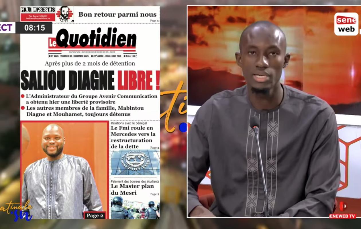 Revue des Titres du 5 Décembre 2025 avec Waly Dione