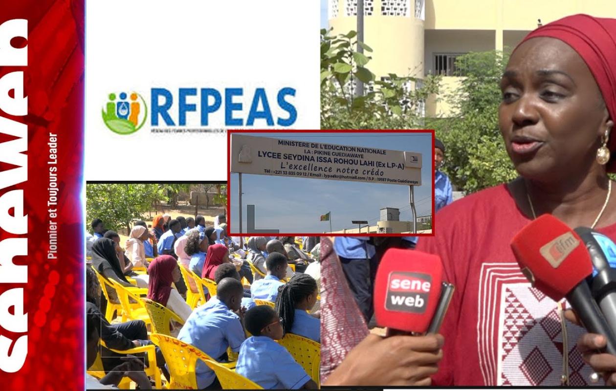 Hygiène : Le RFPEAS Sensibilise les elèves du Lycée Seydina Rouhou Lahi