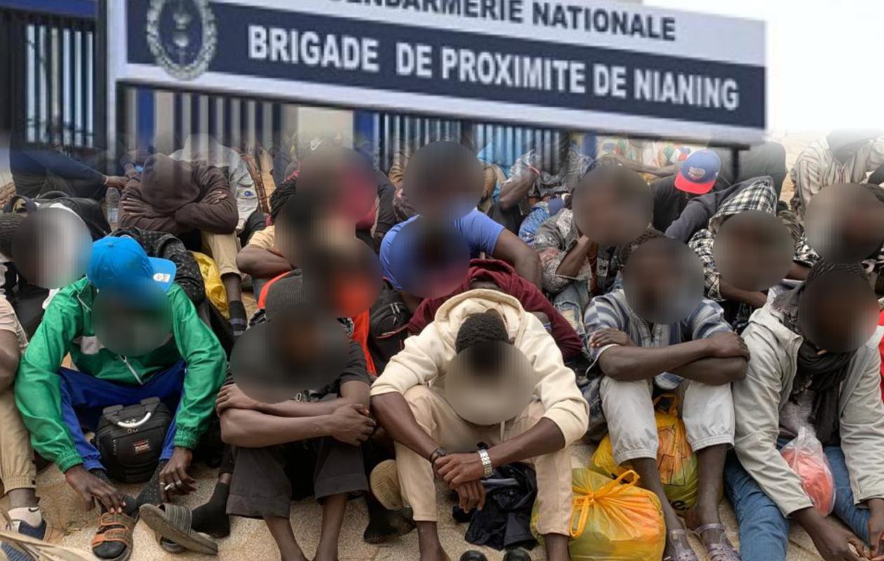 Warang : 53 migrants interpellés dans un domicile par la Gendarmerie