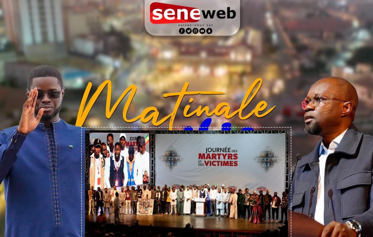 Suivez Matinale.Sn de ce Lundi 08 Décembre 2025