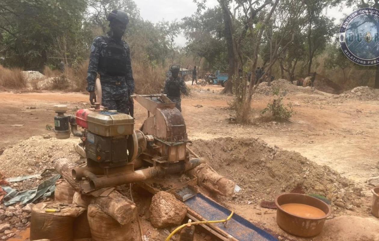 Kédougou : La gendarmerie frappe fort contre l'exploitation minière illégale