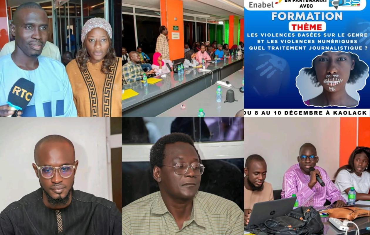 Kaolack : 40 journalistes formés dans le traitement des violences basées sur le genre et des violences numériques
