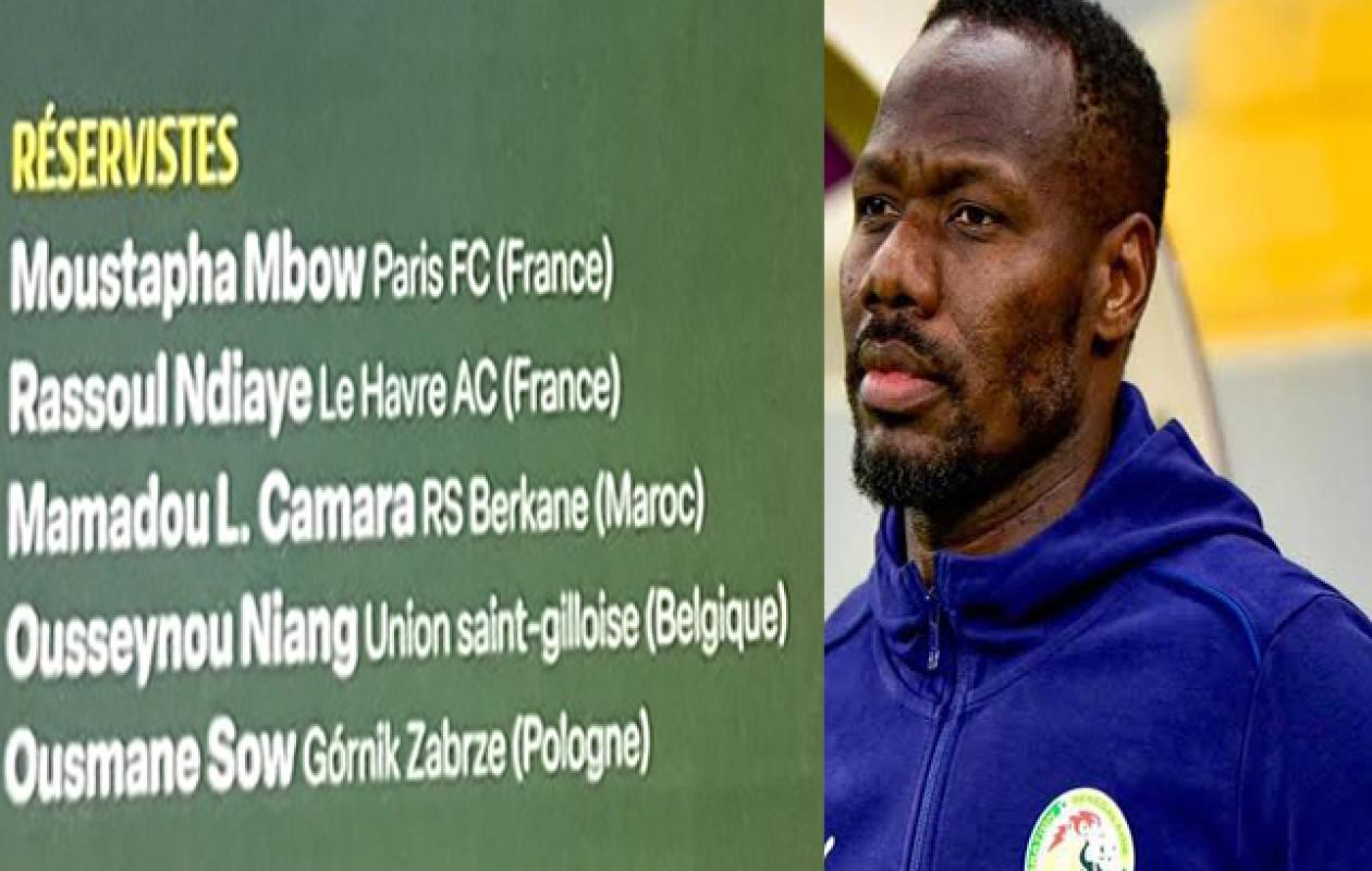CAN 2025 : Voici les 5 réservistes retenus par Pape Thiaw