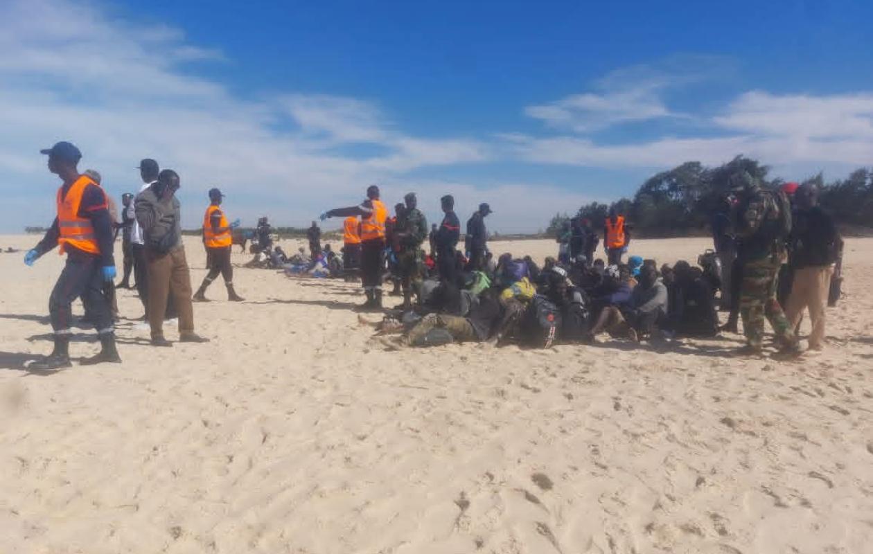 ÉMIGRATION IRRÉGULIÈRE : 96 migrants secourus par la Marine nationale au large de Saint-Louis