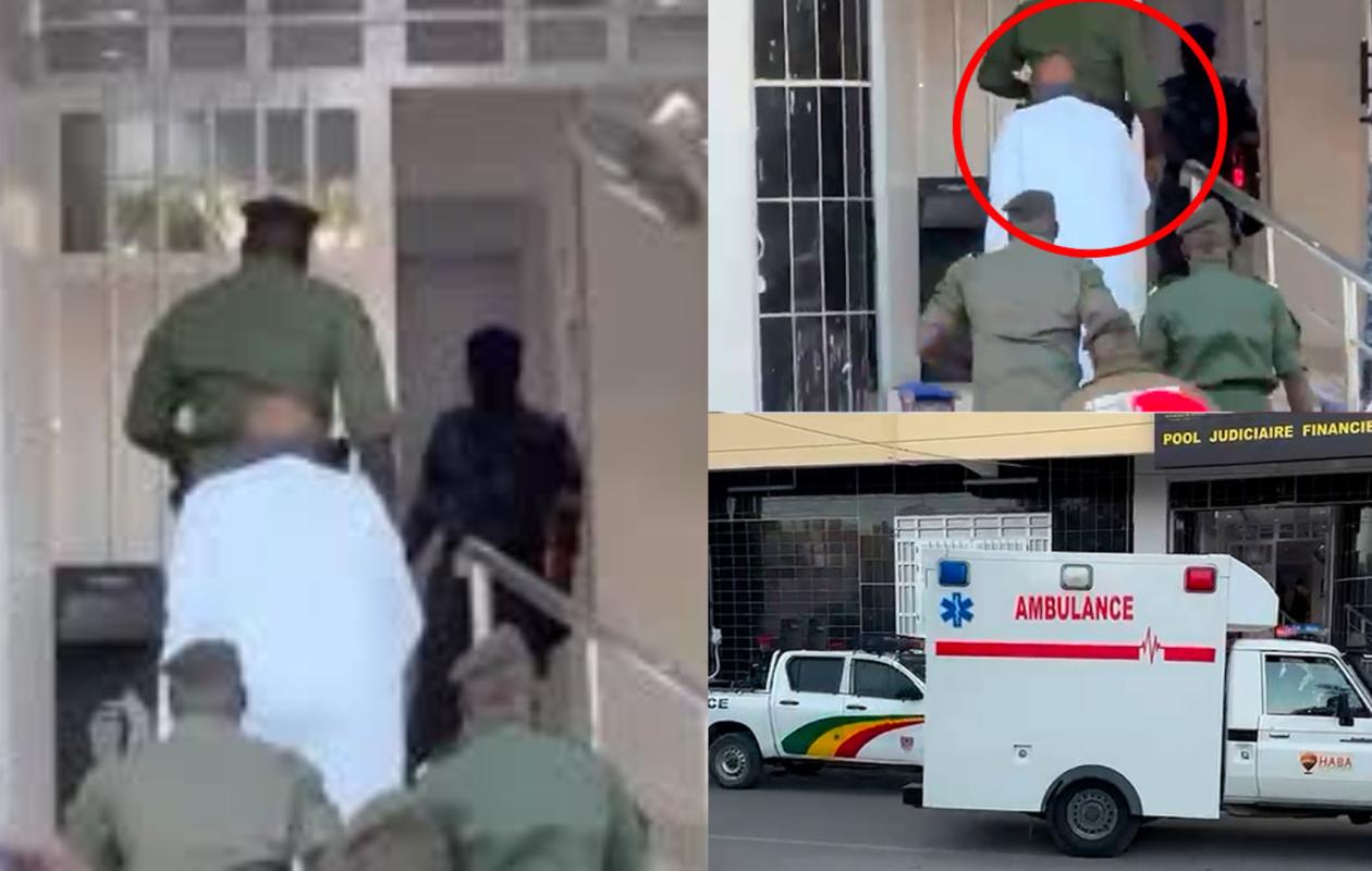 Arrivé à bord d'une ambulance, Farba Ngom auditionné au Pool Judiciaire Financier