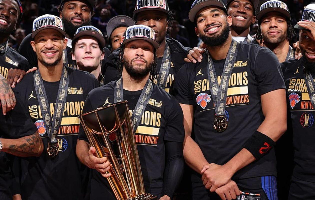 À Las Vegas, les Knicks remportent la NBA Cup et leur premier trophée depuis 1973