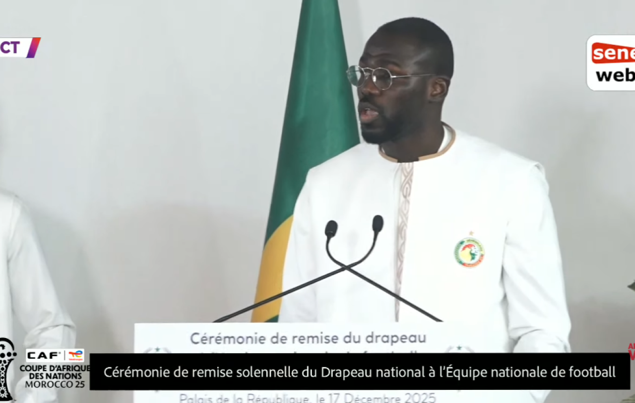 Remise de drapeau aux Lions : "Les attentes sont immenses mais elles sont réalisables" (Koulibaly)