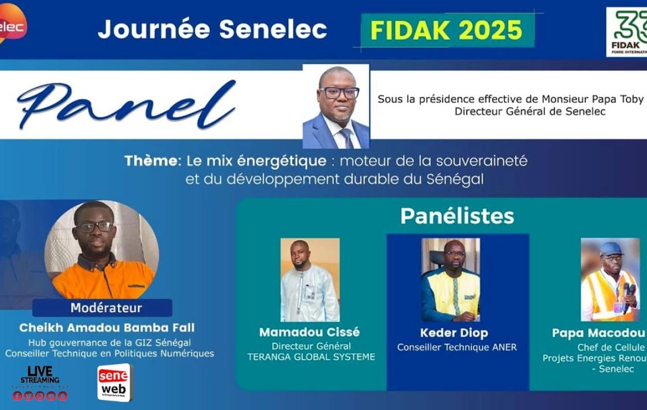 Suivez le Panel de la Senelec sur la transition énergétique, de l’innovation et de la digitalisation