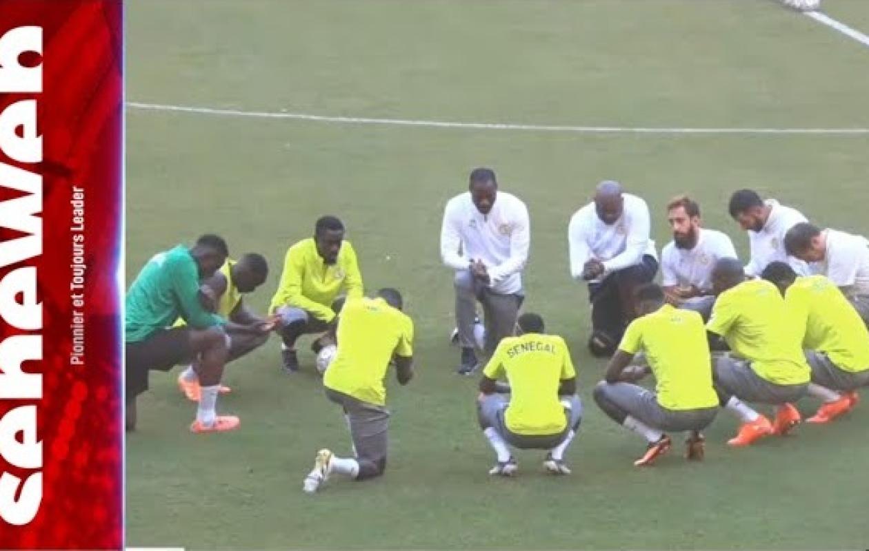 Can 2025 : dernière séance d'entraînement des Lions au Stade LSS avant le départ au Maroc