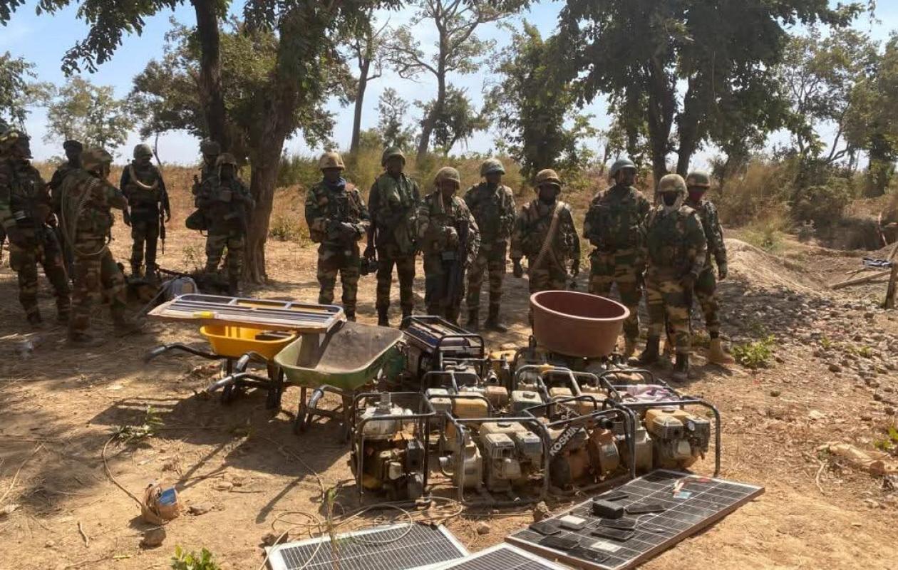 Kédougou : Un site d’orpaillage clandestin démantelé à Moussala