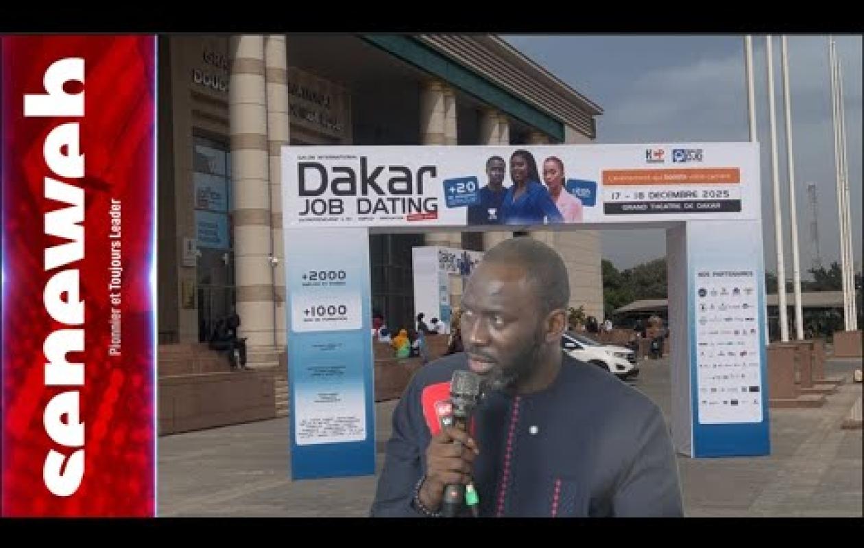 Amadou Lamine, initiateur du Dakar Job Dating : « Le plein emploi n’est pas une utopie»