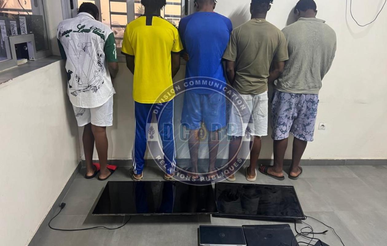 Chantage et extorsion de fonds : 5 cybercriminels étrangers arrêtés par la BR de Keur Massar