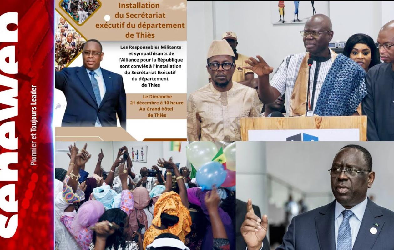 INSTALLATION DU SECRÉTARIAT EXÉCUTIF APR DÉPARTEMENT DE THIÈS : Les directives du Dr Augustin Tine pour la reconquête du pouvoir