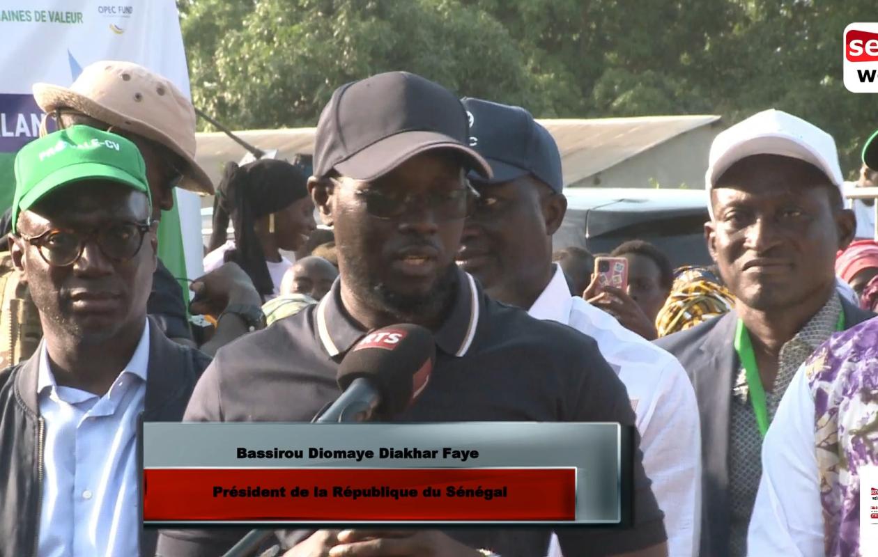 Tournée économique du chef de l'État : Diomaye Faye expose ses projets agricoles pour Koubalan