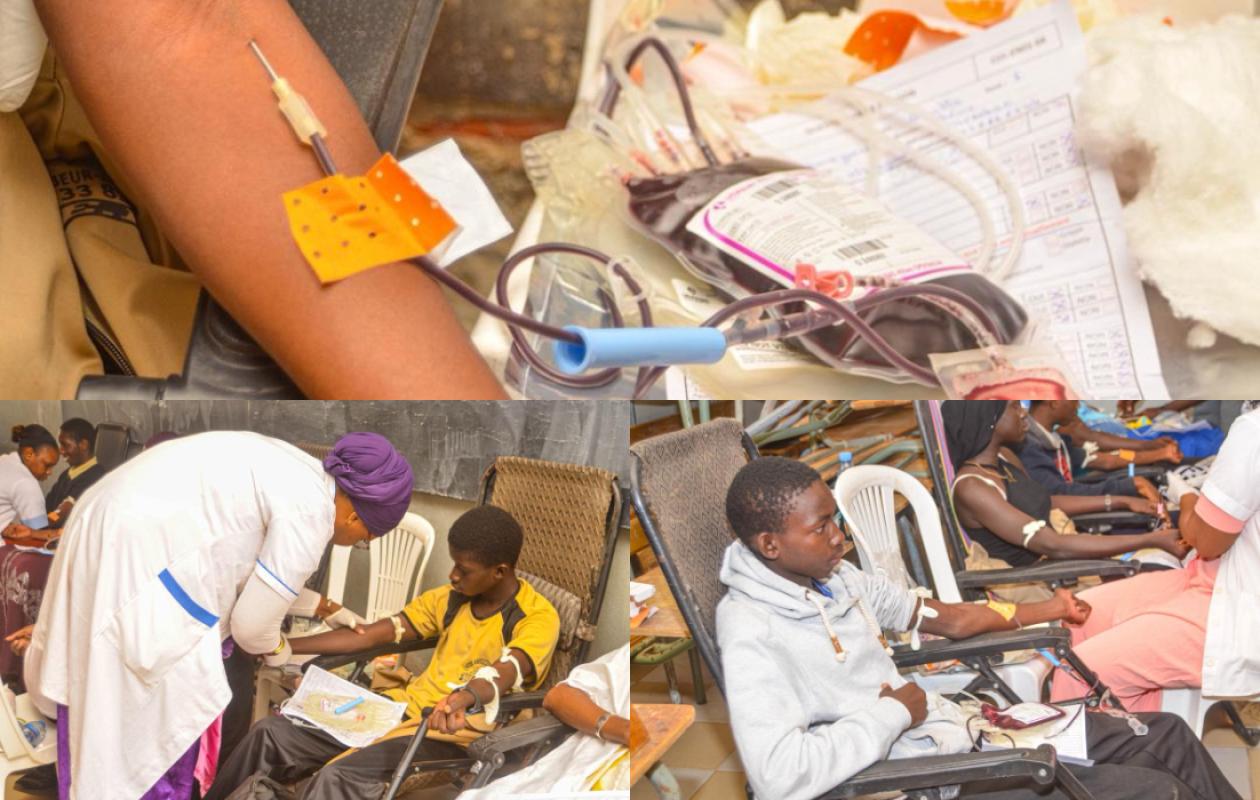 Lycée Abdoulaye Sadji de Rufisque : 279 poches de sang collectées lors d’une journée de don