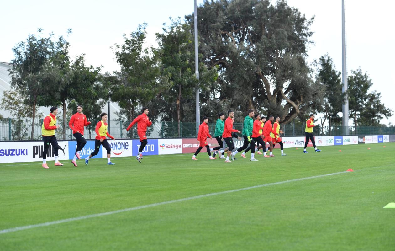 CAN 2025 : Les Lions reprennent l’entraînement après leur entrée réussie