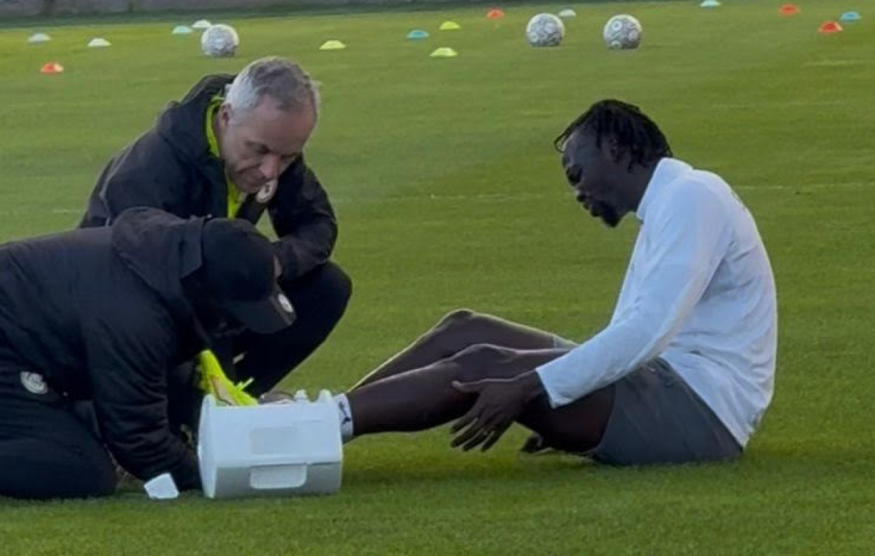 Chérif Ndiaye touché à l’entraînement, le buteur n’a pas terminé la séance