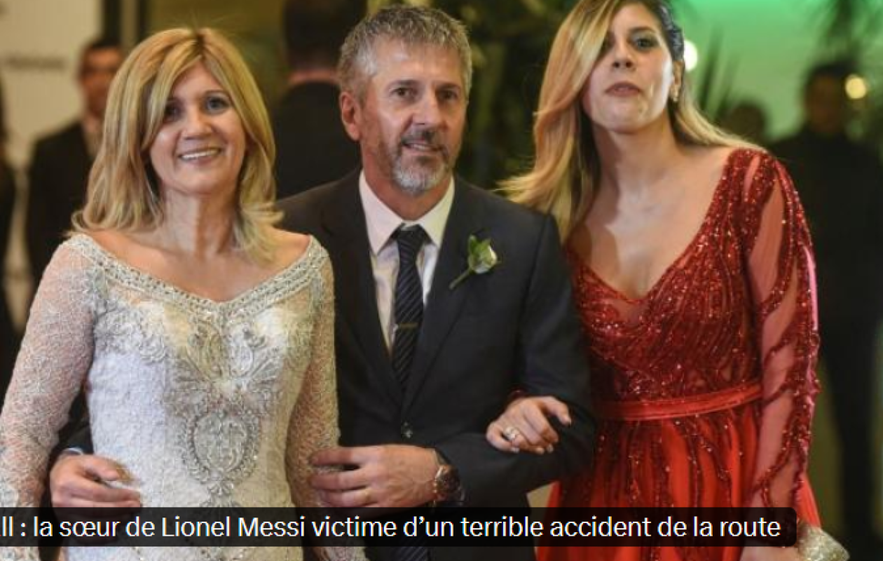 Football : la sœur de Lionel Messi victime d’un terrible accident de la route