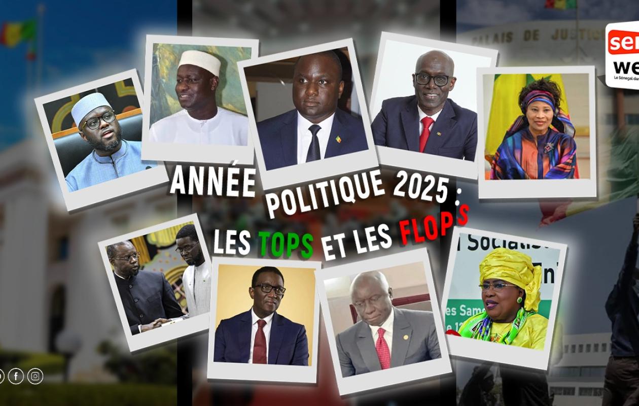 Année politique 2025 : Les tops et les flops