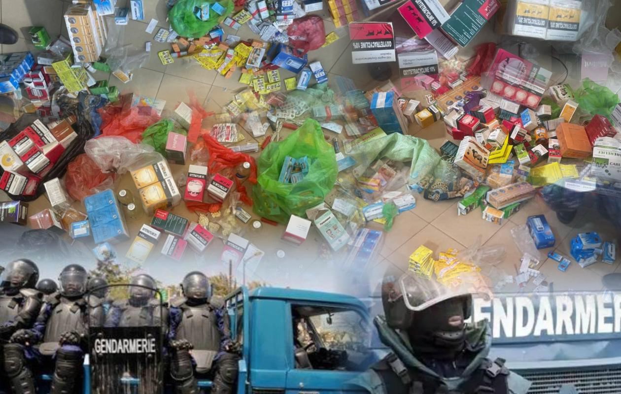 Nioro : Coup de filet de la Gendarmerie au marché de Dinguiraye, 10 000 comprimés illicites saisis et 5 trafiquants arrêtés