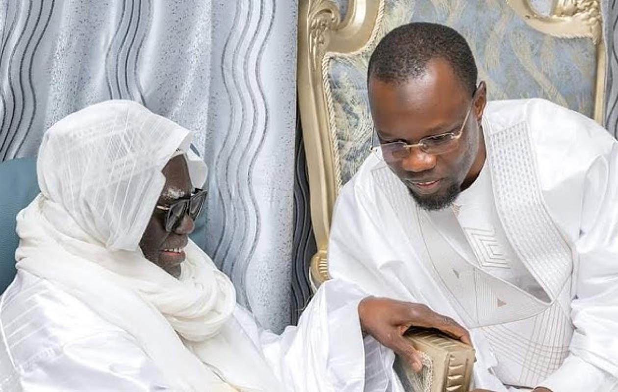 Visite nocturne à Touba: Ousmane Sonko chez Serigne Mountakha