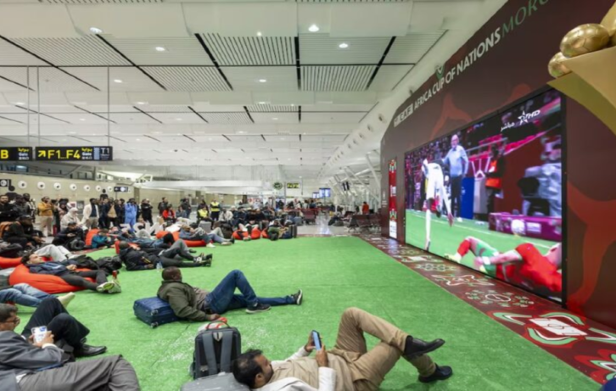 CAN/Maroc–Tanzanie : les fan zones aéroportuaires pris d’assaut